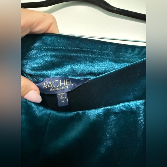 Rachel Roy Teal Velvet Women's Suit - Picture 3 of 7